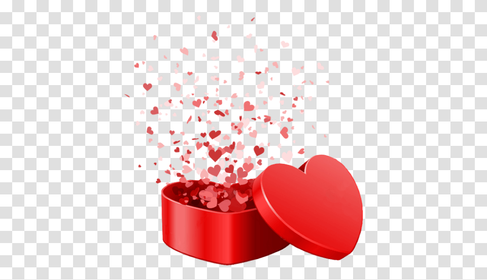 Love Heart Hearts Red Box Redbox Heartshaped Illustration, Sweets, Food, Confectionery, Paper Transparent Png