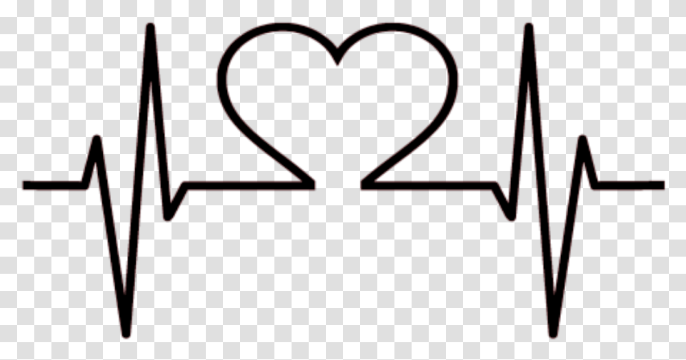 Love Heart Line Heartbreak Heartbeat Lifeline, Number, Star Symbol Transparent Png