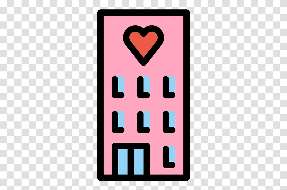 Love Hotel Emoji Clipart Heart, Number, Urban Transparent Png