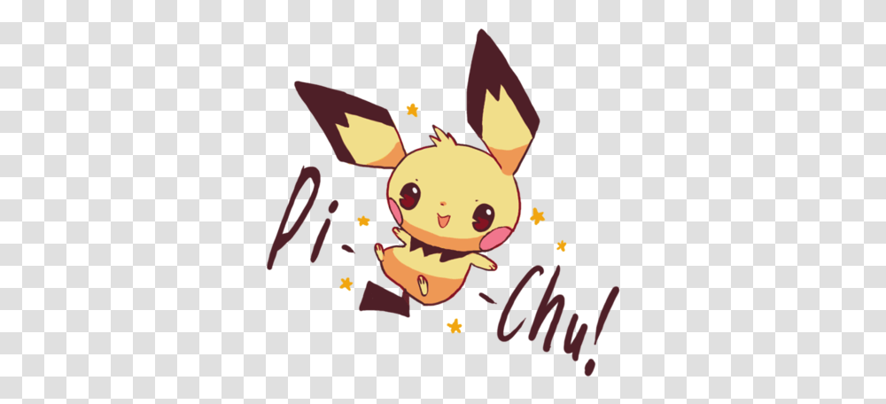 Love In Drawings Cute Pichu Drawings, Text, Graphics, Art, Food Transparent Png