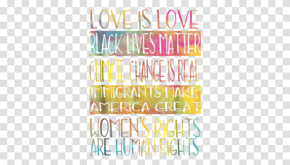 Love Is Black Lives Matter Equality Feminist Shirt Heathers T Shirt Calligraphy, Word, Text, Alphabet, Book Transparent Png