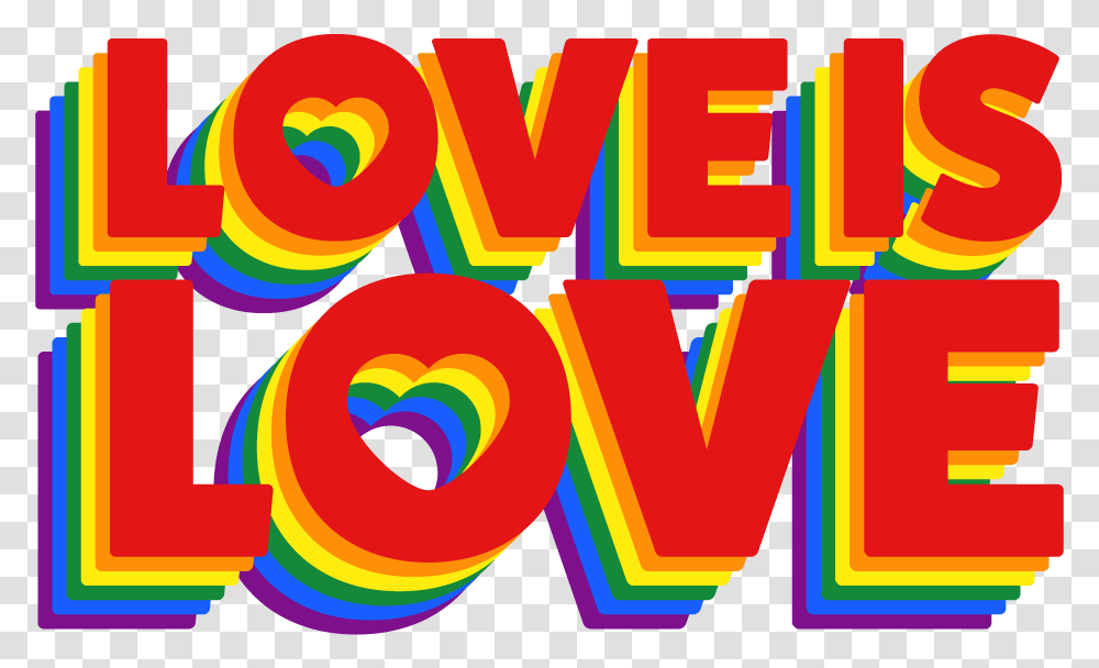 Love Is Love Graphic Design, Purple Transparent Png