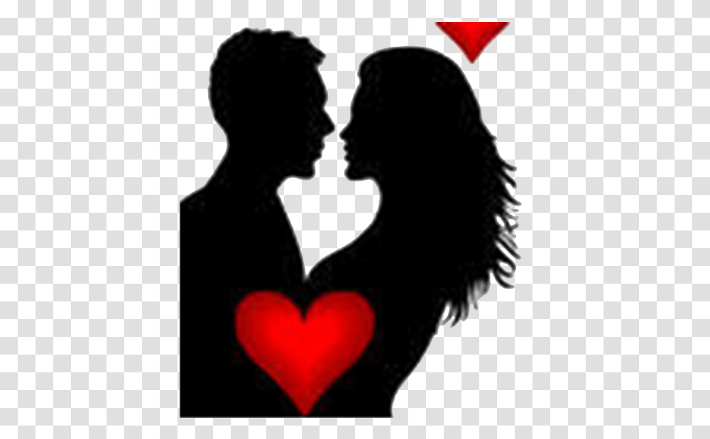 Love Kiss Silhouette Men And Women Kissing Download Man And Woman Kissing, Heart, Person, Human, Hand Transparent Png