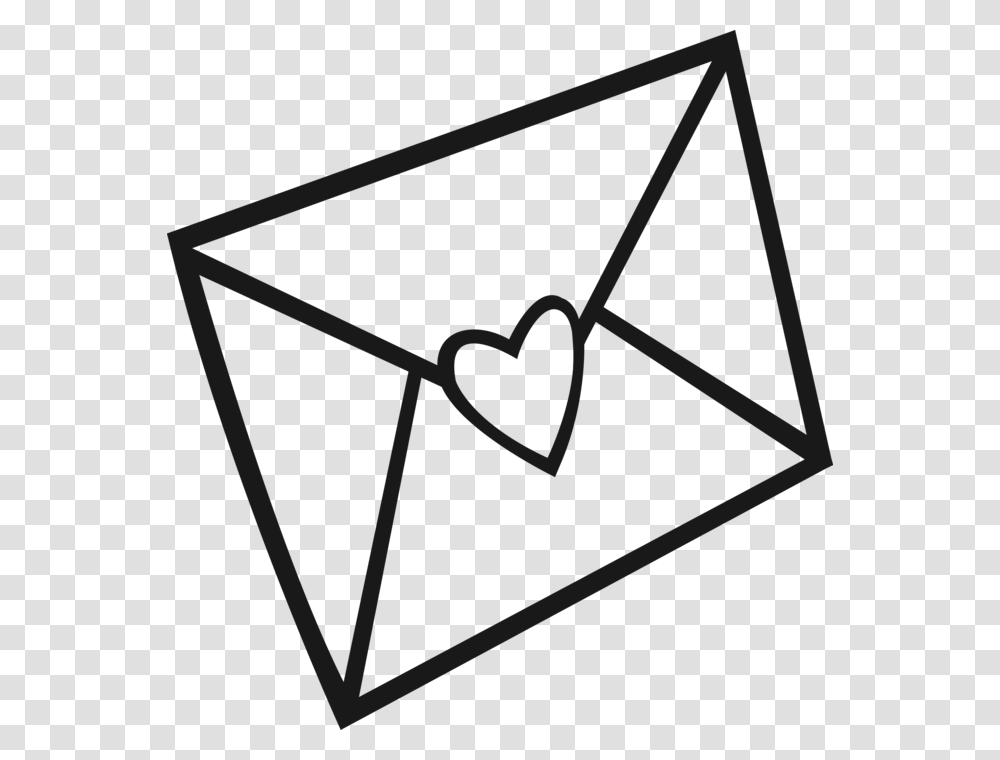 Love Letter Clip Art Liebesbrief Clipart, Triangle, Envelope, Star Symbol Transparent Png