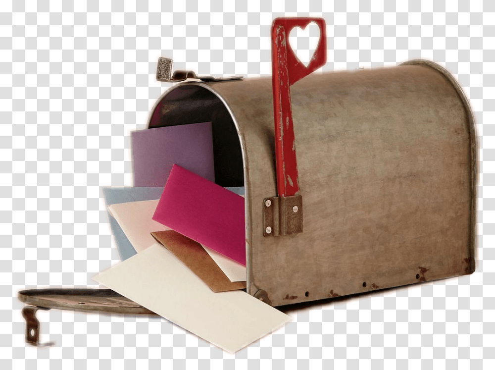Love Letters Vintage Loveletters Mailbox Heart Vintage Mail Box, Letterbox, Postbox Transparent Png