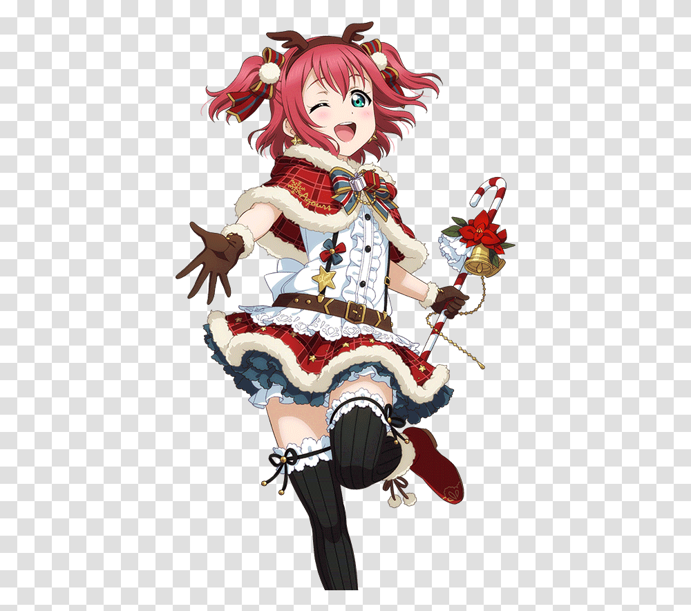 Love Live Christmas Cosplay, Performer, Person, Leisure Activities, Dance Pose Transparent Png