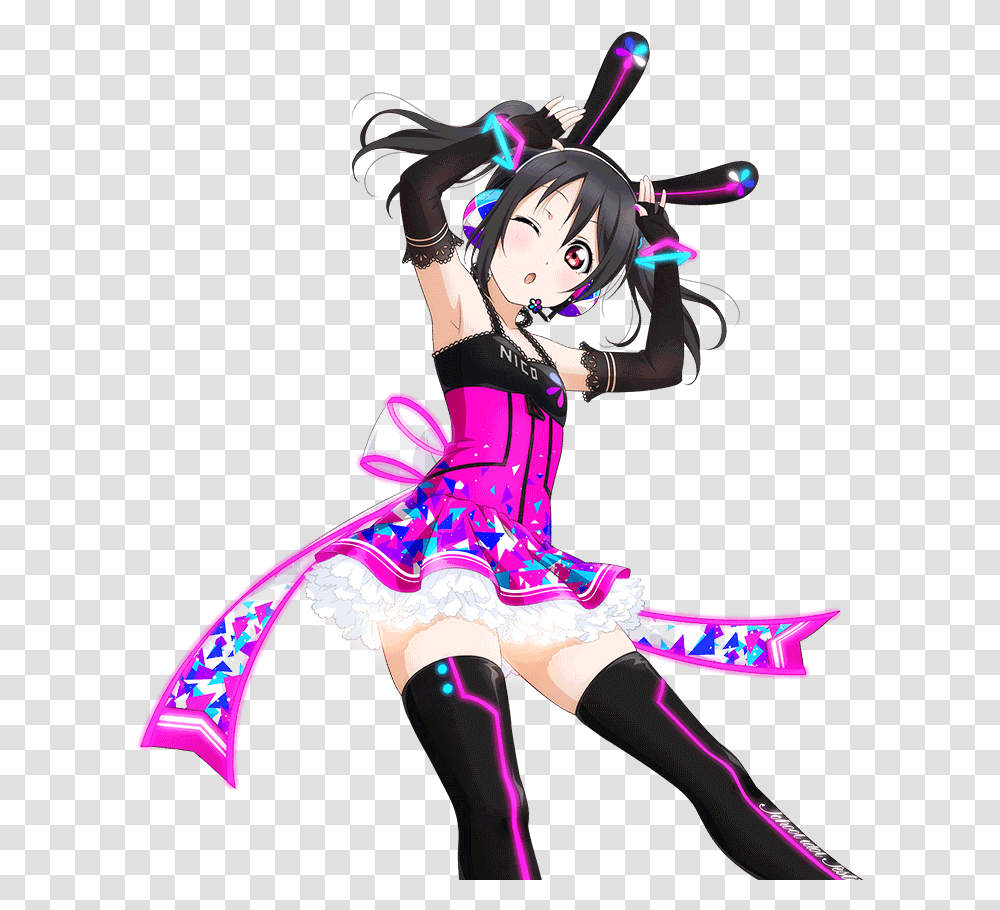Love Live Cyber Nico, Dance Pose, Leisure Activities, Person, Performer Transparent Png