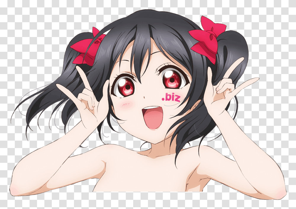 Love Live Girls Get Naked For Collaboration With A Domain Anime Girl Lewd, Comics, Book, Manga, Person Transparent Png
