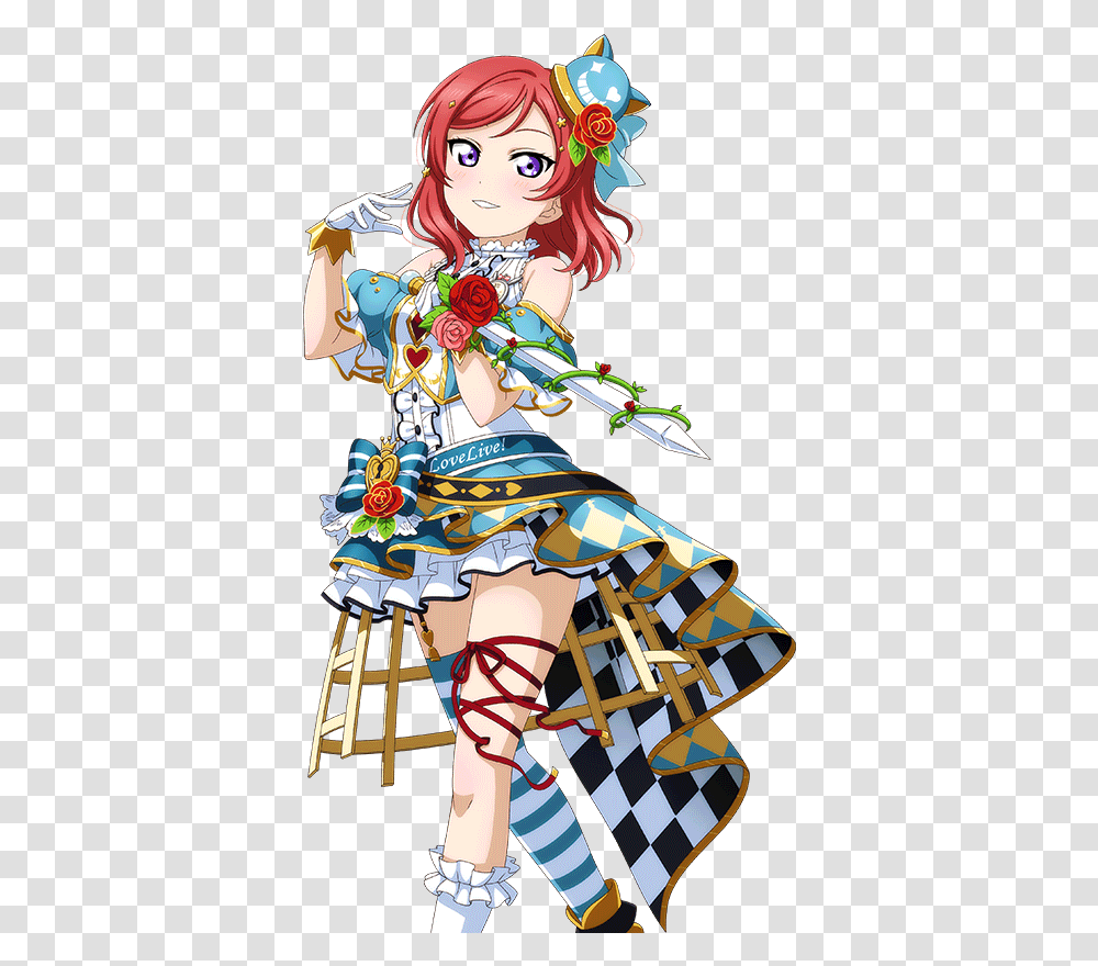 Love Live Maki Wonderland, Manga, Comics, Book, Person Transparent Png