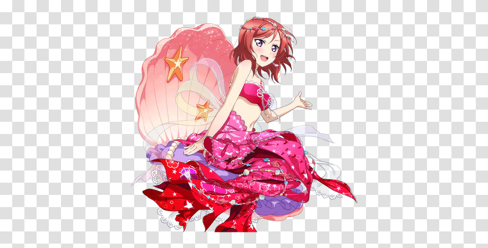 Love Live Mermaid Maki Maki Nishikino Mermaid, Performer, Dance Pose, Leisure Activities, Flamenco Transparent Png