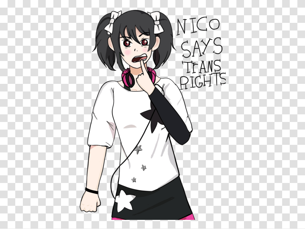 Love Live Nico Explore Tumblr Posts And Blogs Tumgir Cartoon, Person, Human, Clothing, Apparel Transparent Png