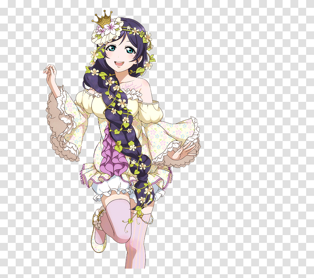 Love Live Nozomi, Person, Floral Design Transparent Png