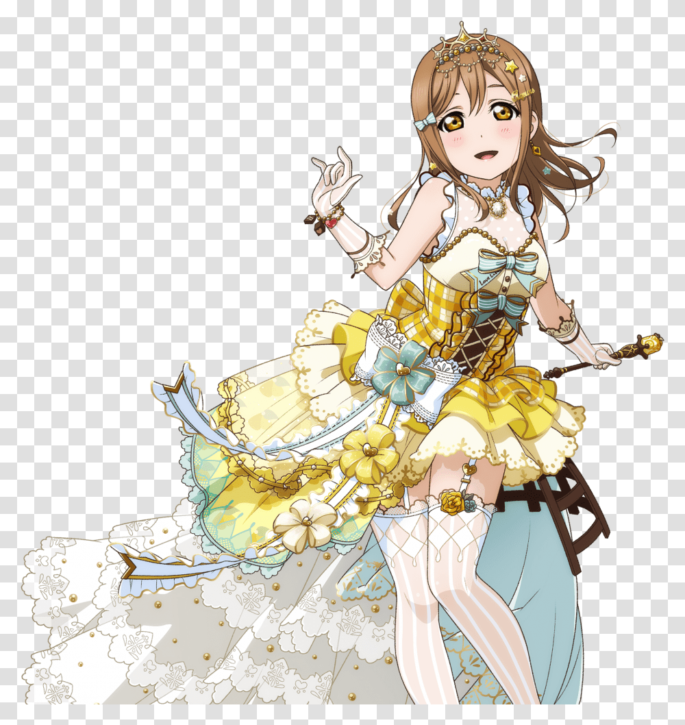 Love Live Sunshine Kunikida Hanamaru Dress Stockings Love Live Hanamaru, Person, Leisure Activities, Dance Pose, Performer Transparent Png