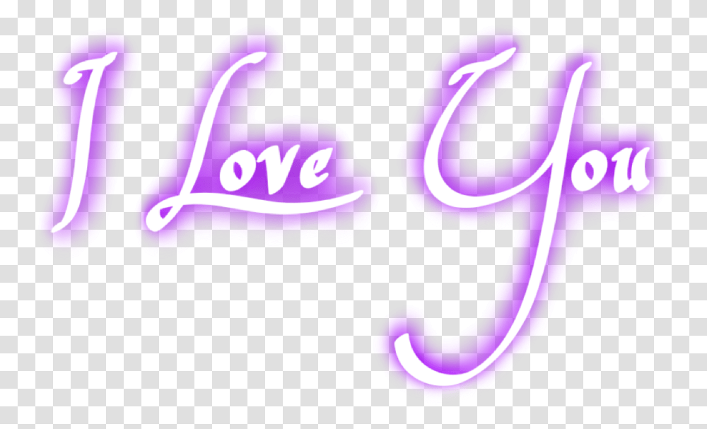 Love Loveislove Neon Loveyou Word Text Typography Typography, Light, Purple, Heart Transparent Png