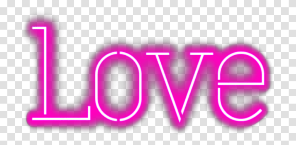 Love Lovely Neon Neonlights Neoneffect Pink Picsart Graphic Design Transparent Png