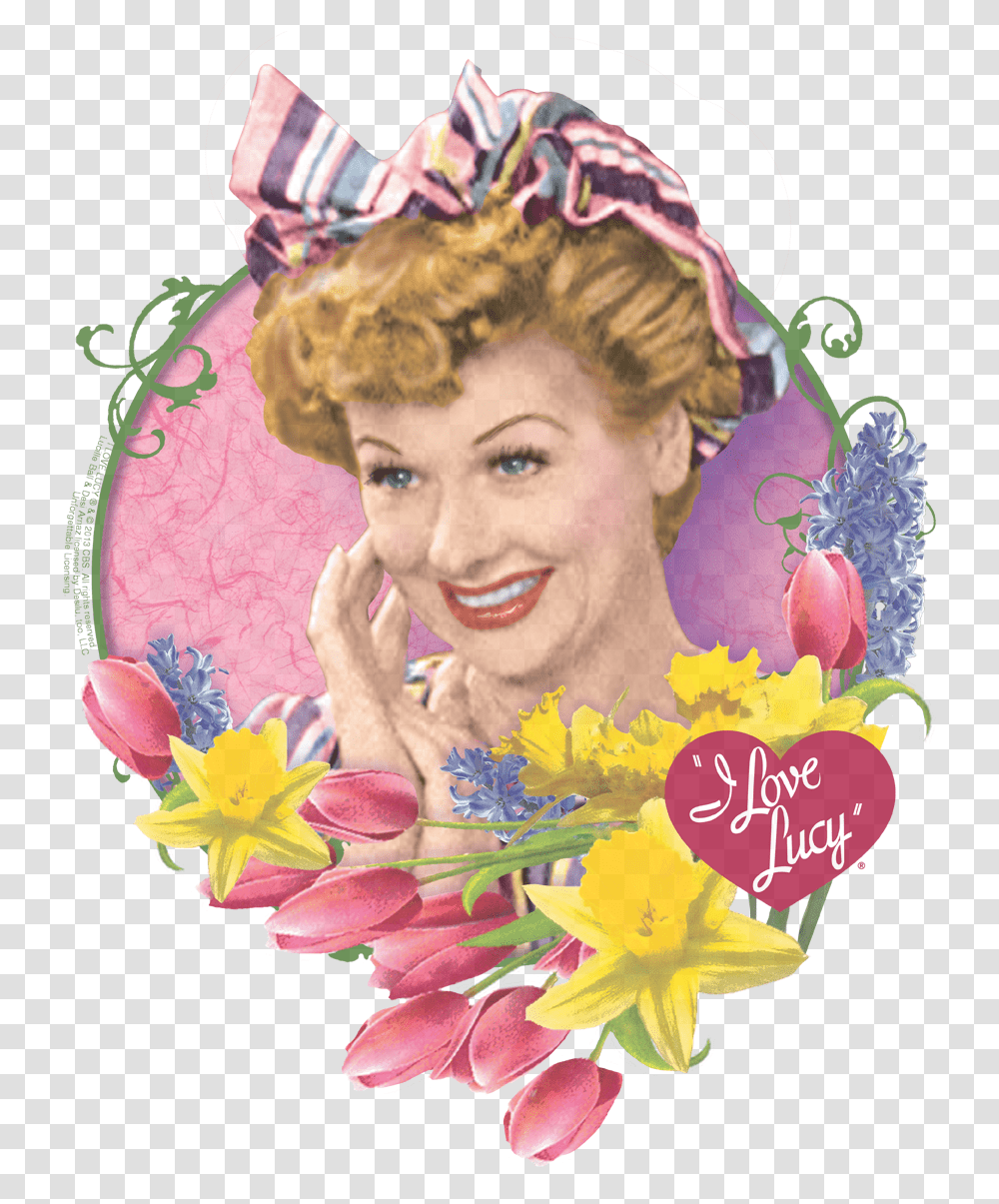 Love Lucy, Person, Advertisement, Flower, Plant Transparent Png