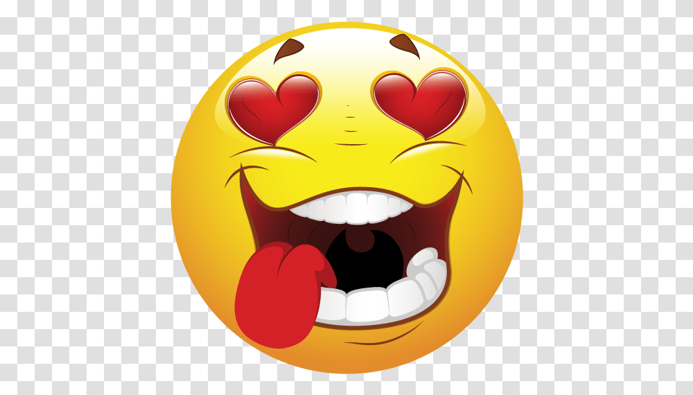 Love Lust Bing Crazy Emoji Hd Sticker, Outdoors, Nature, Teeth, Mouth Transparent Png