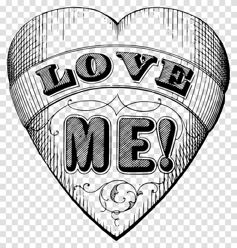 Love Me Heart Clip Arts Sheet Music Love, Gray Transparent Png