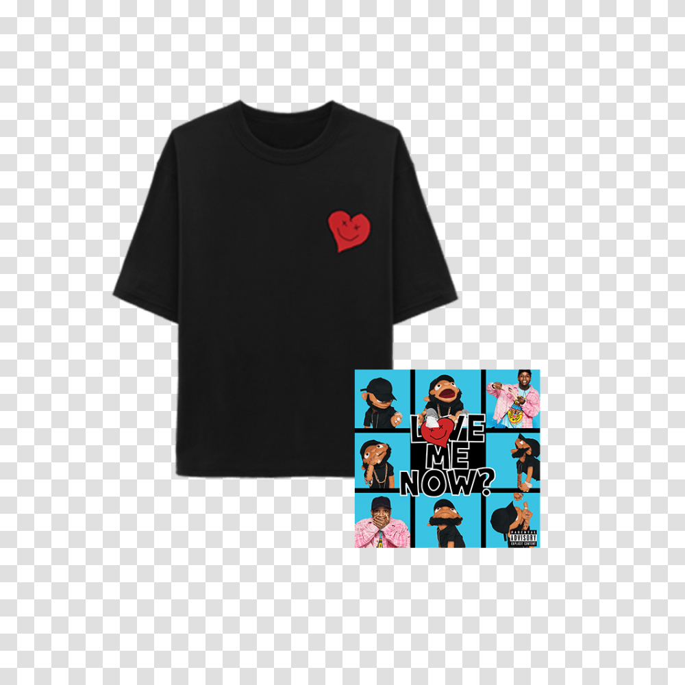 Love Me Now Black T Shirt Digital Album Tory Lanez Official Store, Apparel, Sleeve, Person Transparent Png