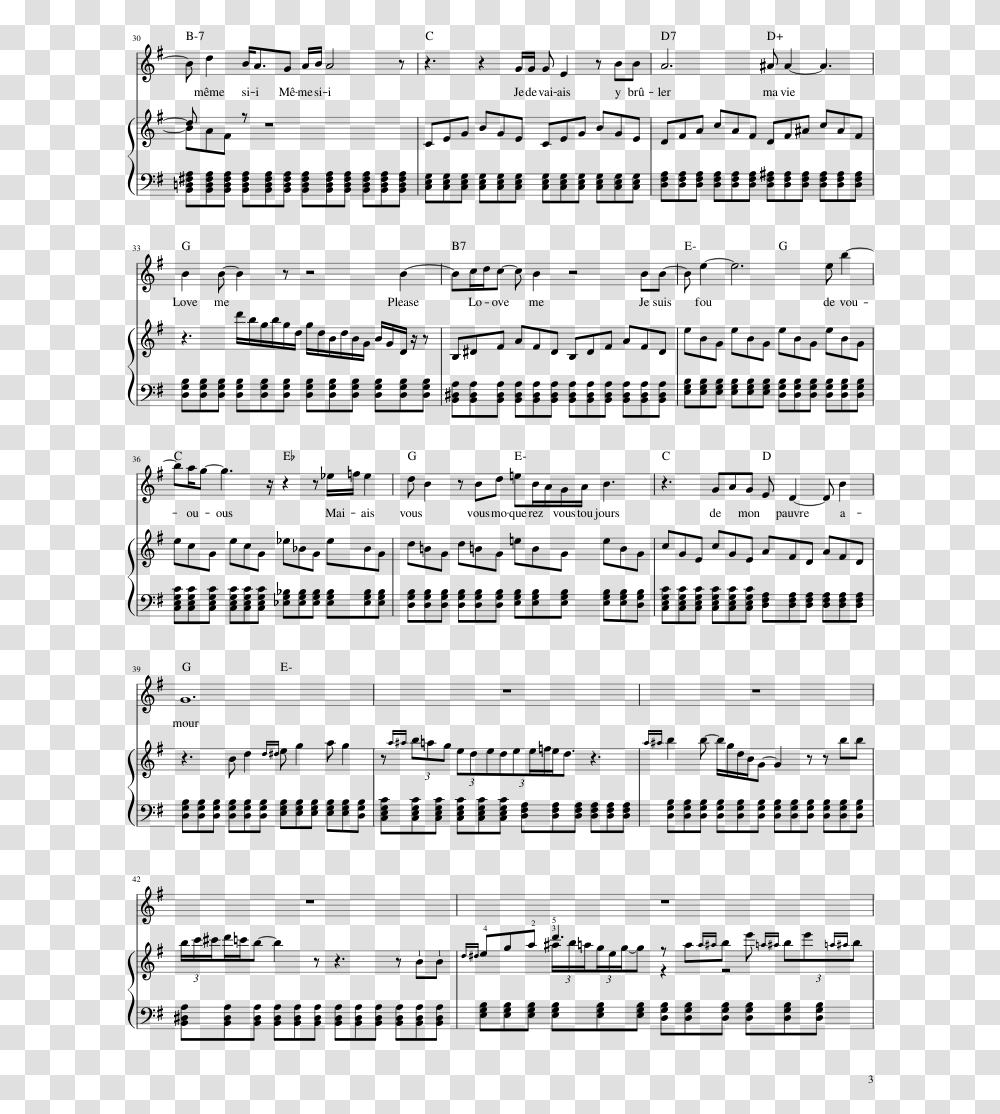 Love Me Please Love Me Music Sheet, Gray, World Of Warcraft Transparent Png