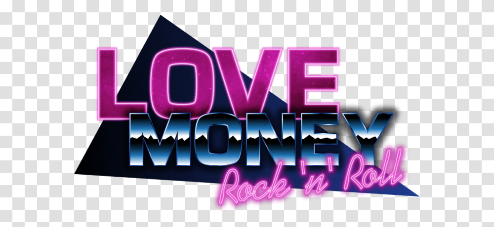 Love Money Rocknroll Rock N Roll, Lighting, Purple, Text, Neon Transparent Png