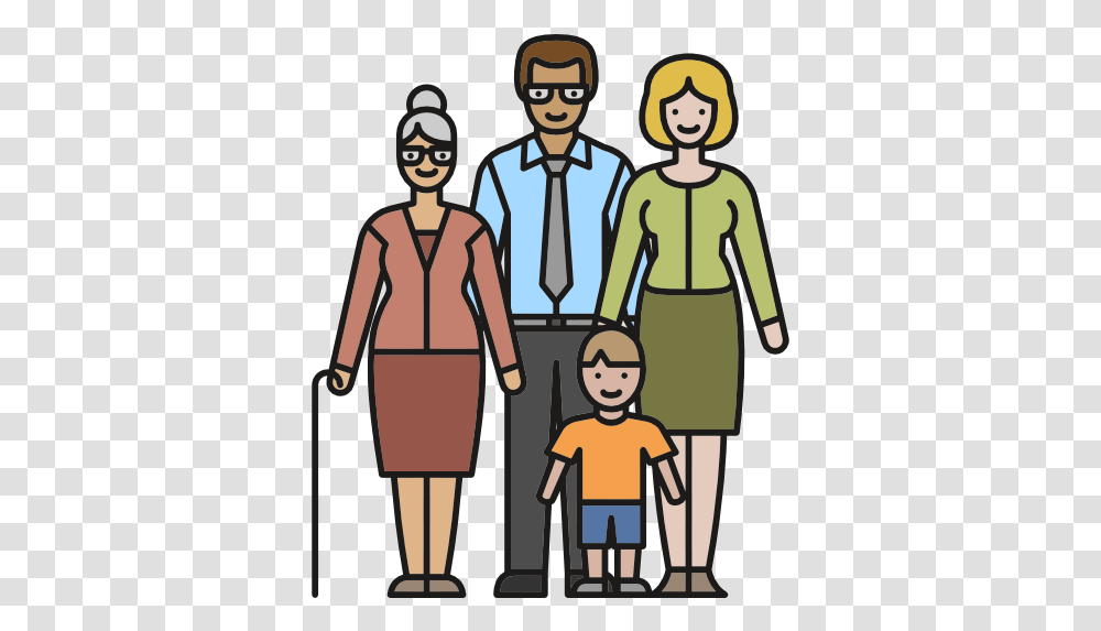 Love Mother Grandparents People Family Woman Man Family Older Vector, Person, Long Sleeve, Clothing, Female Transparent Png