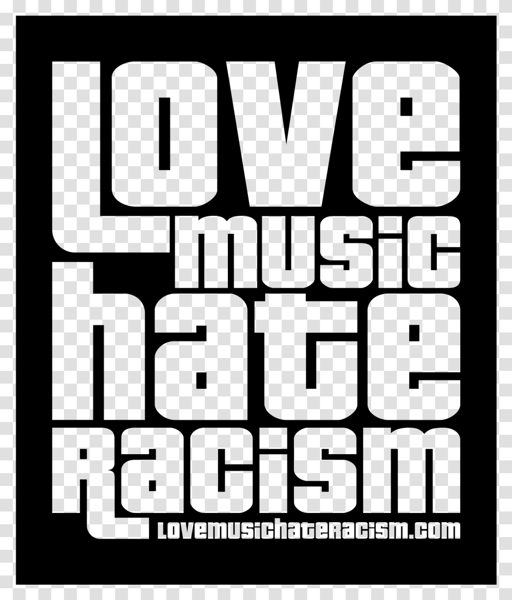 Love Music Hate Racism White Print Hoodiet Shirtmug Love Music Hate Racism, Gray, World Of Warcraft Transparent Png