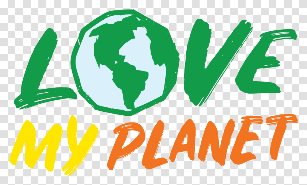 Love My Planet, Recycling Symbol, Green, Logo Transparent Png