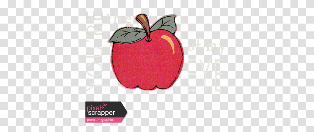 Love Notes Apple Word Art Graphic By Janet Kemp Pixel Superfood, Plant, Fruit, Label, Text Transparent Png