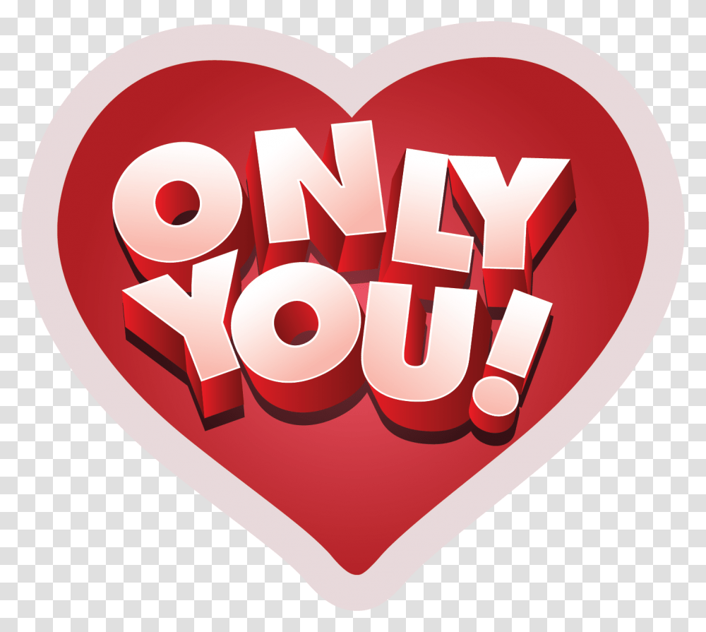 Love Only You, Heart, Label Transparent Png