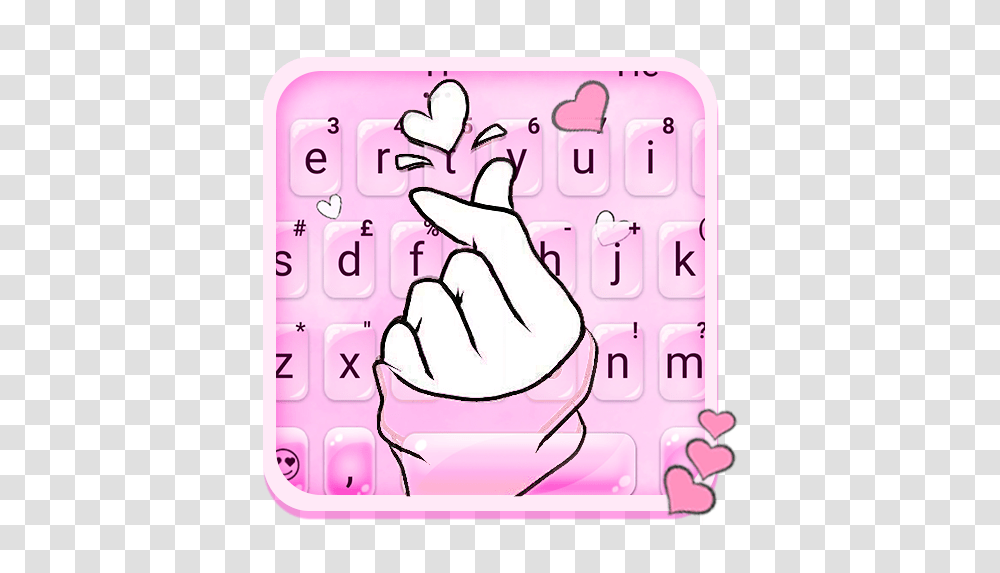 Love Pink Heart Keyboard Theme Apps On Google Play Cute Girly Wallpaper Unique, Text, Number, Symbol, Calendar Transparent Png
