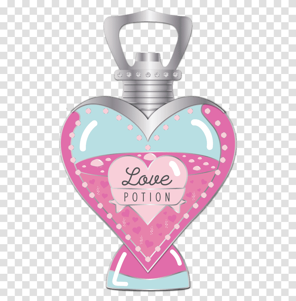Love Potion Bottle Opener Heart, Perfume, Cosmetics Transparent Png