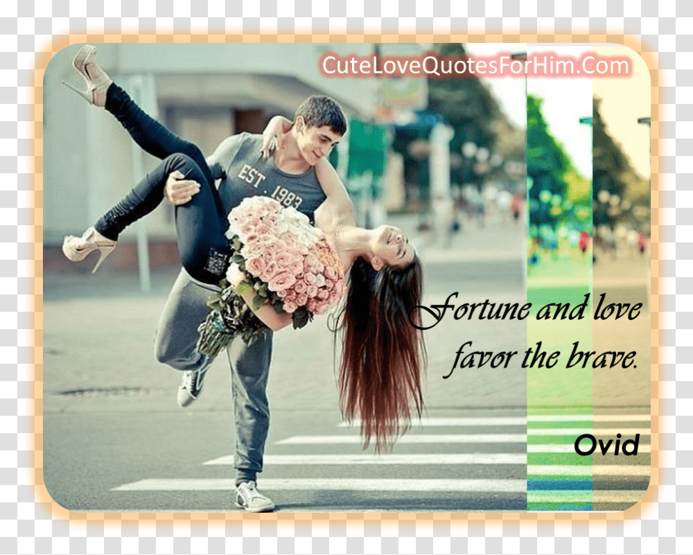 Love Quotes For Him Cute Moments Of Love, Person, Human, Dance, Tarmac Transparent Png