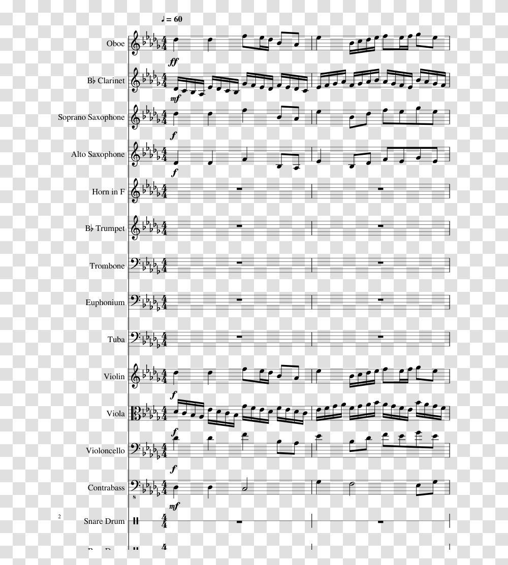 Love S Blindfold Sheet Music Composed By Andrew Kerdeman Floral Fury Bari Sax, Gray, World Of Warcraft Transparent Png