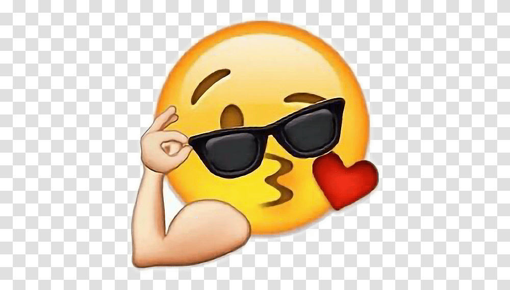 Love Sexy Emoji Kiss Cool, Sunglasses, Accessories, Accessory, Helmet Transparent Png