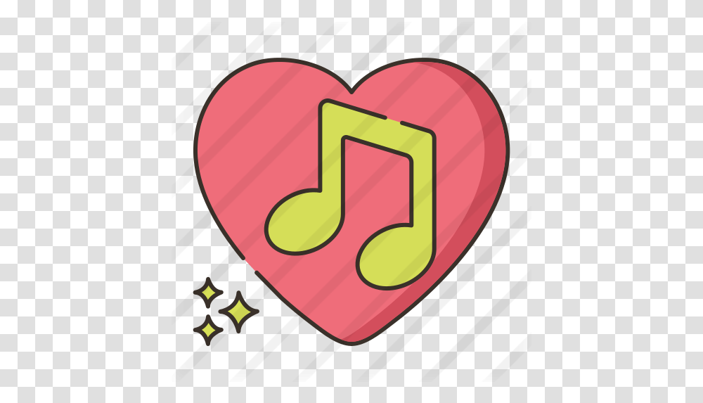 Love Song Free Music Icons Icono Musica De Amor, Heart, Plectrum, Label, Text Transparent Png