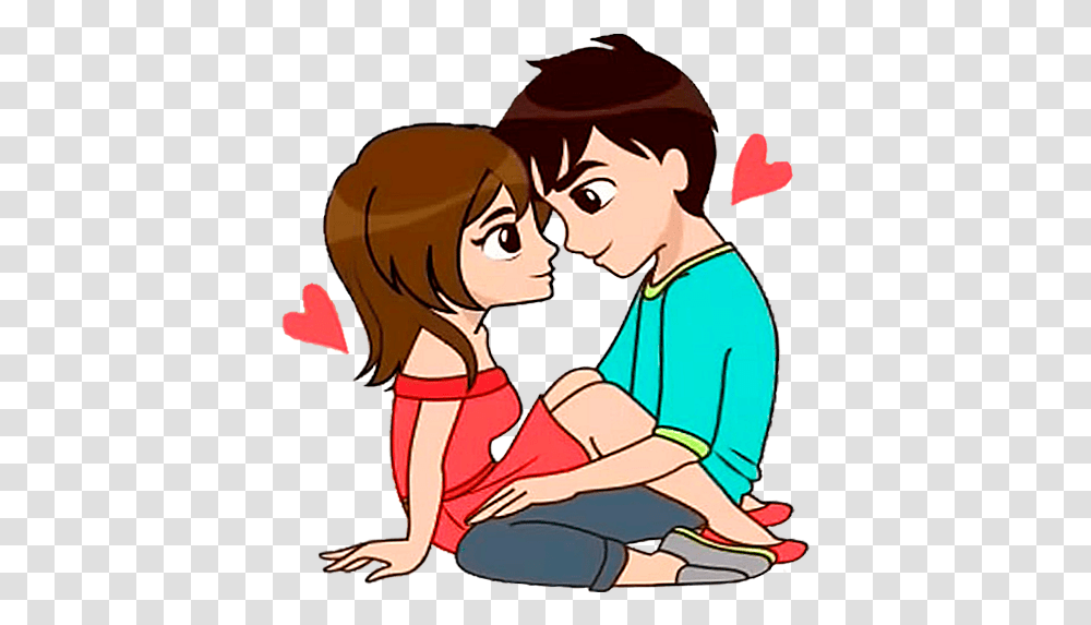 Love Story Stickers For Whatsapp Love Stickers Wastickerapps Love Story Stickers Icon, Person, Human, Hug, Kneeling Transparent Png