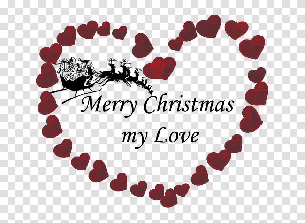 Love Text Merry Christmas Images My Love, Heart, Purple, Label Transparent Png