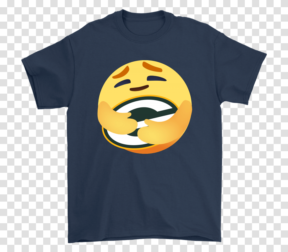 Love The Green Bay Packers Hug Facebook Care Emoji Nfl Shirts Gucci Groot Shirt, Clothing, Apparel, T-Shirt, Mustache Transparent Png