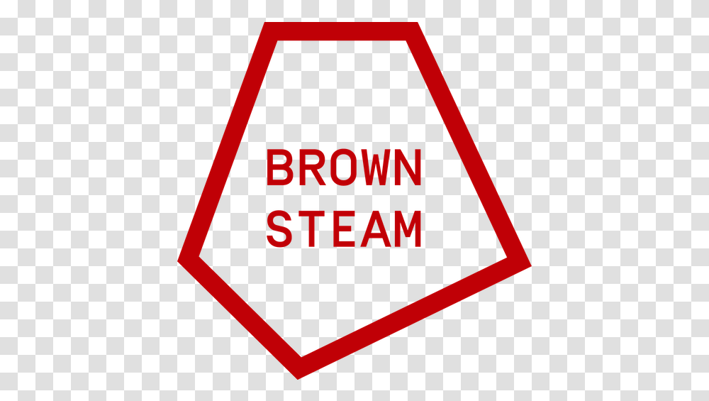 Love The Simplicity Of This Logo Brown Steam, Symbol, Sign, Triangle, Road Sign Transparent Png