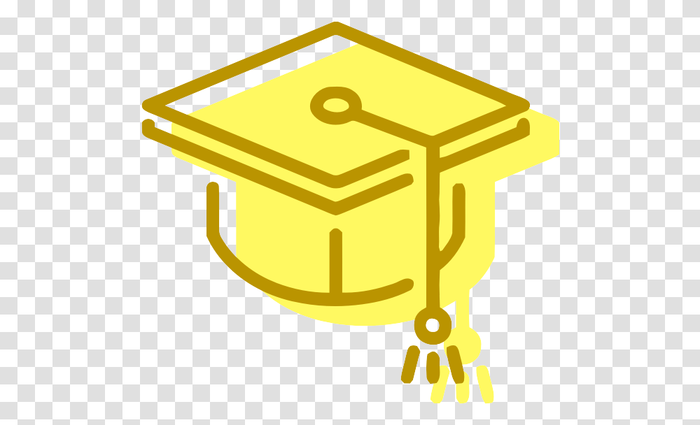 Love These Graduation Cap Diys & Designs Graduation Hat Yellow Transparent Png