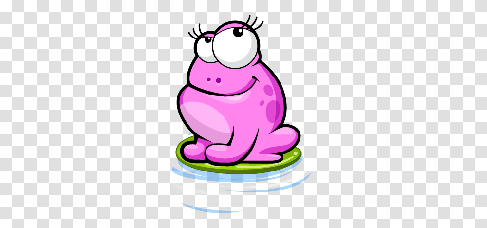 Love This Pink Frog So Cute Tap The Frog Frog, Outdoors, Snowman, Winter, Nature Transparent Png