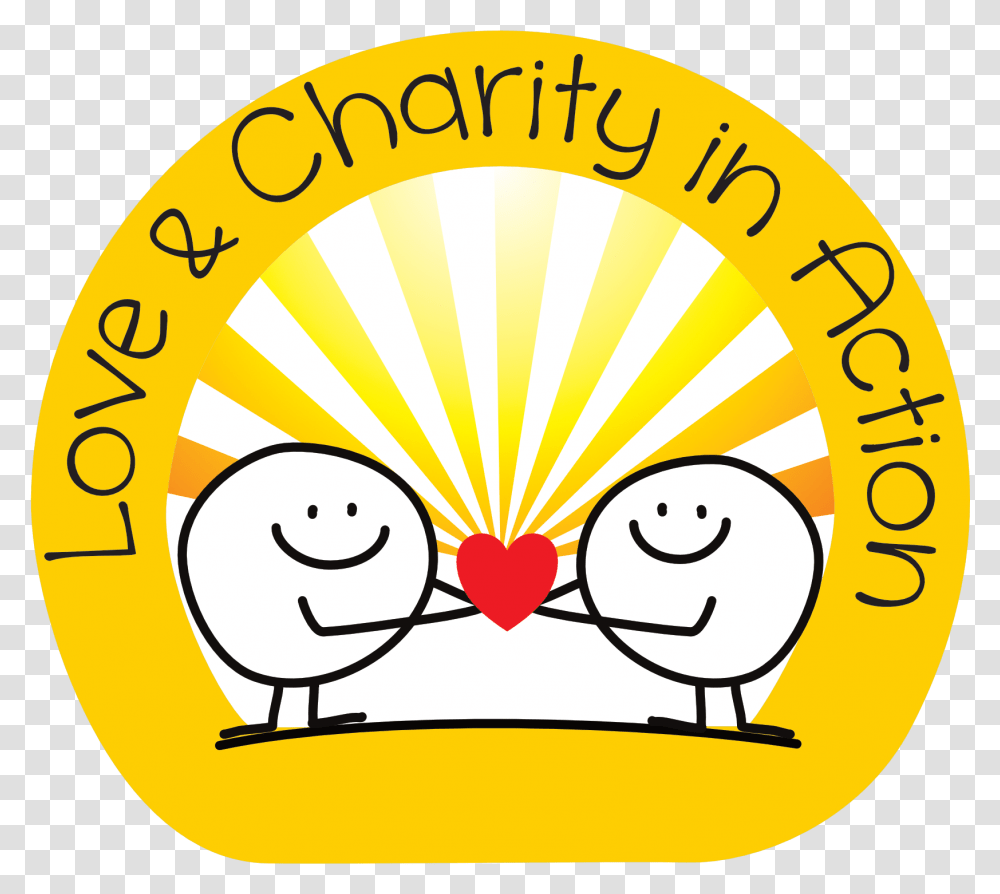Love & Charity In Action Cartoon, Label, Text, Logo, Symbol Transparent Png