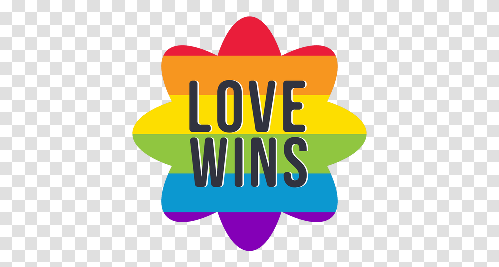 Love Wins Rainbow Lgbt Sticker & Svg Love Is Love, Label, Text, Plant, Symbol Transparent Png