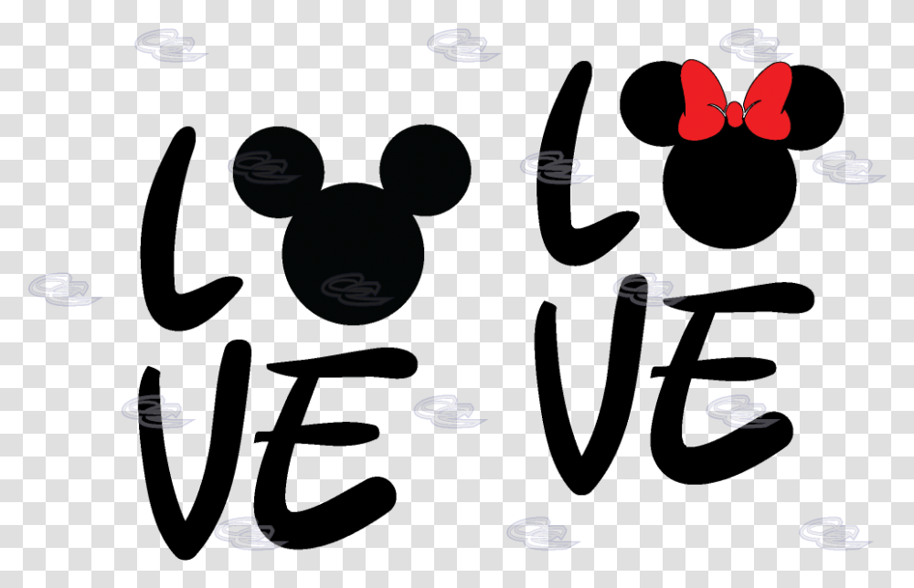 Love With Mickey Mouse Head Minnie Mouse Cute Bow Love Mickey Mouse Y Minnie, Bubble, Sphere Transparent Png