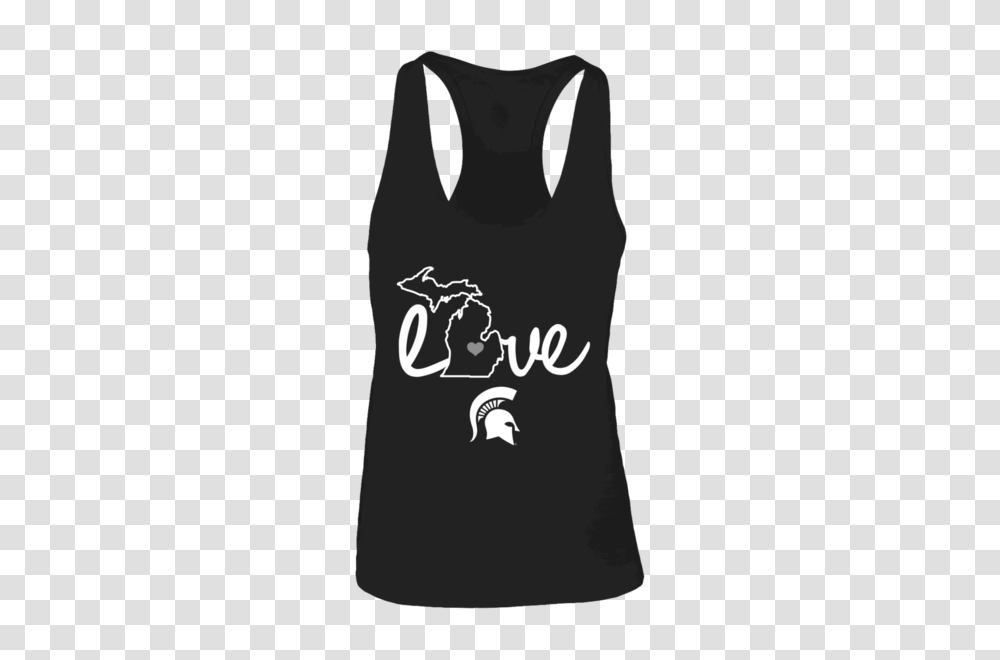 Love With State Outline Michigan State Spartans Shirt Noble Ants, Apparel, Tank Top, Shopping Bag Transparent Png