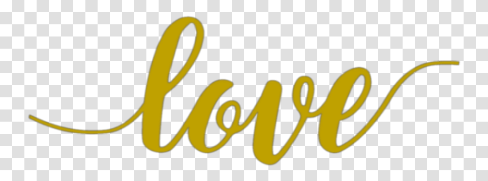 Love Word Gold Ftestickers Love Word Calligraphy, Alphabet, Dynamite, Weapon Transparent Png