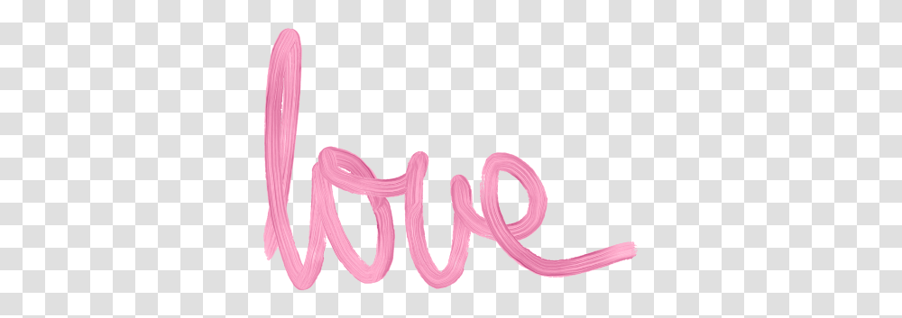 Love Word Pink Paint Painting Loove Amour Art Pink Love Word Art, Label, Plant, Flower Transparent Png