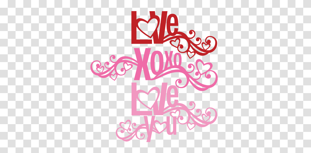 Love Word Set Svg Scrapbook Cut File Cute Clipart Files For Word Cute Pink, Text, Label, Alphabet, Handwriting Transparent Png