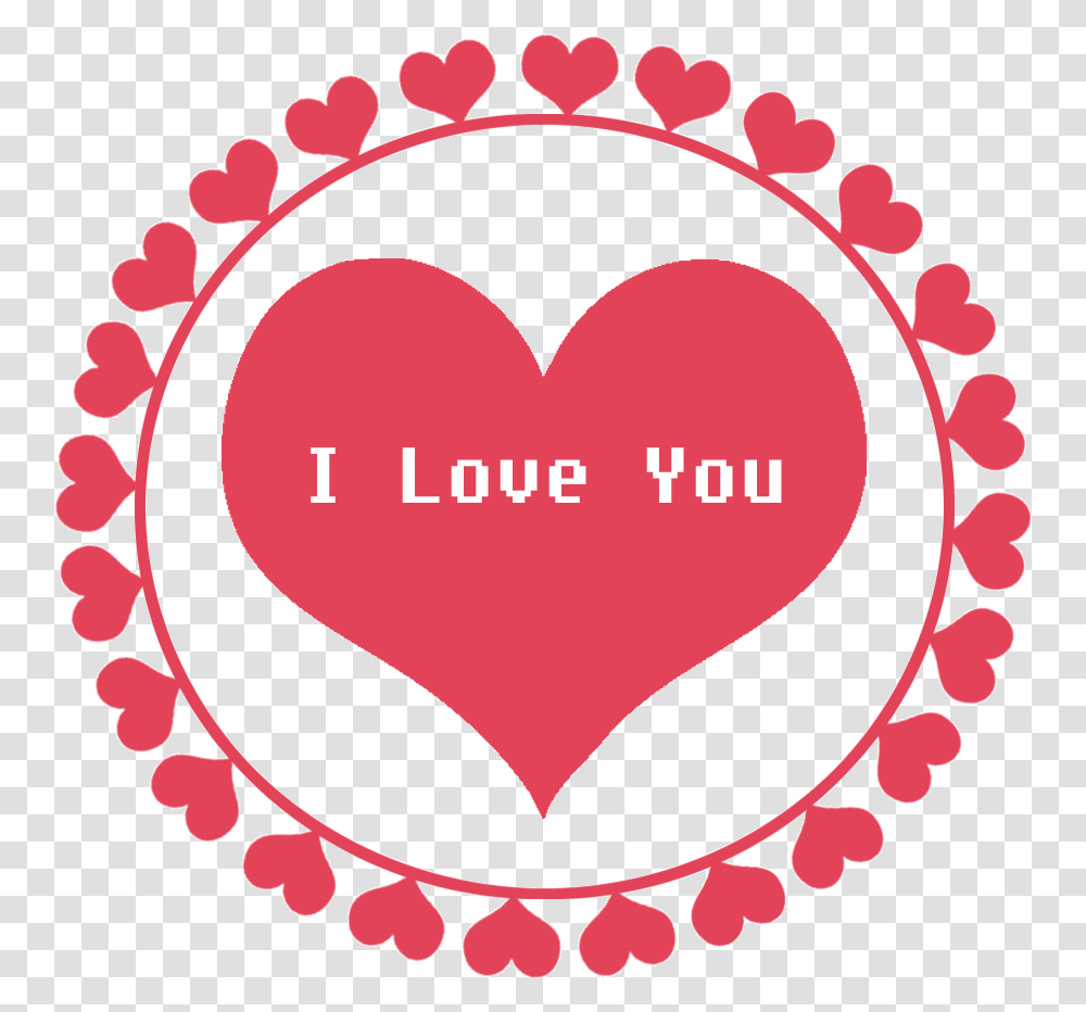 Love You Heart Sticker Gif Cherry Blossom Flower Circle, Label, Text, Maroon, Symbol Transparent Png
